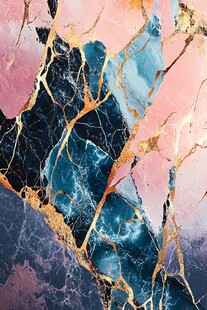 梦幻多彩大理石纹理图案