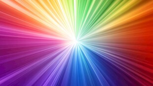 炫彩光芒放射背景图