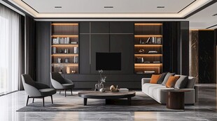 现代简约风时尚客厅空间