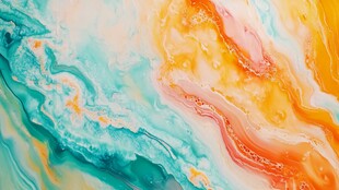 梦幻流体色彩艺术纹理