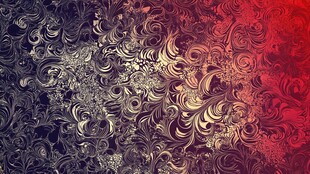 复古华丽渐变花纹背景图