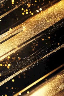 金色闪耀线条背景图