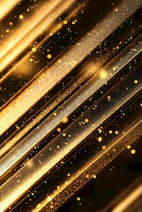 金色闪耀条纹梦幻背景图