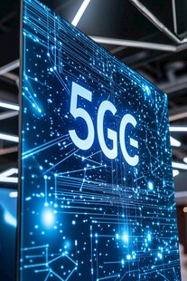 科技感5G展示屏幕画面