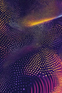 炫彩粒子动态抽象背景图