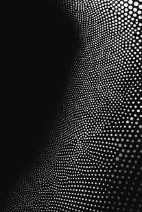 黑白点状渐变抽象背景图