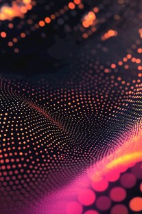 梦幻炫彩粒子动感背景图