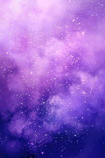 梦幻紫星空背景图
