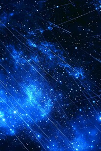 梦幻星空 闪烁星河与流星