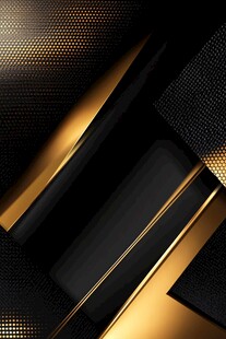 黑金炫酷几何纹理背景图