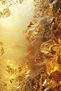 金色奢华花纹背景图案