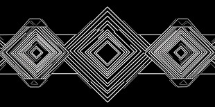 黑白几何线条装饰图案