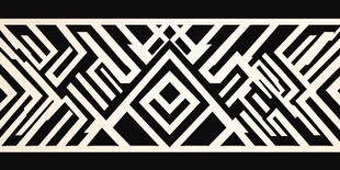 黑白几何图案装饰元素