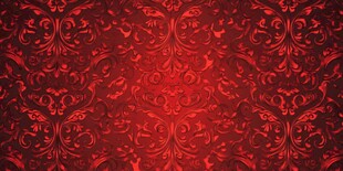 深红华丽花纹背景图案