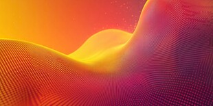 炫彩波浪动态背景图