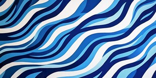 蓝白波浪纹理图案背景