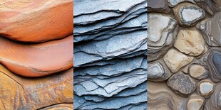 多样岩石纹理素材展示