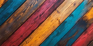 彩色木纹背景纹理图案