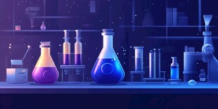 梦幻实验室中的多彩实验器具