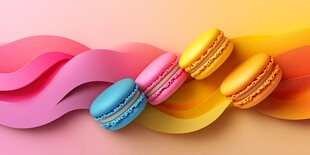 缤纷马卡龙 甜蜜色彩诱惑