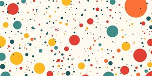 多彩圆点图案背景纹理