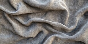 灰色褶皱布料纹理特写