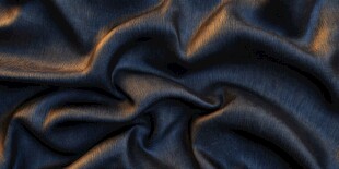深蓝色褶皱绸缎面料