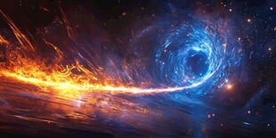 梦幻星际漩涡绚烂景象