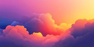 梦幻绚丽的天空云彩景观