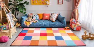 多彩童趣客厅 萌趣软装布置