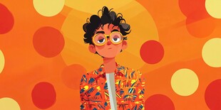 时尚男孩的多彩穿搭瞬间