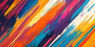 绚丽多彩的抽象线条图案