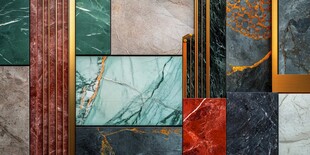 多样大理石纹理材质集合