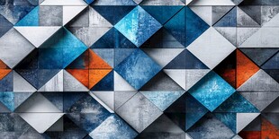 几何拼接立体抽象背景图