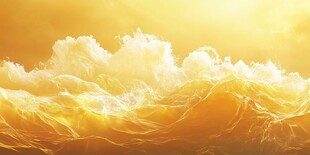 金色云海下的壮丽光影奇观