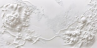 白色纹理艺术涂料质感图