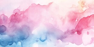 梦幻水彩晕染背景图