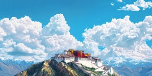 云端布达拉宫 壮美景观