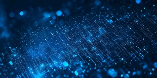 科技感蓝色数据背景画面