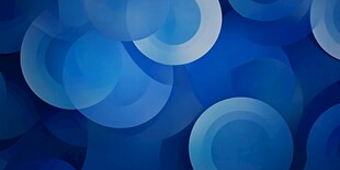 蓝色渐变圆形背景图案
