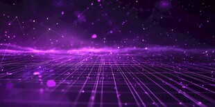 梦幻紫色科技感空间背景