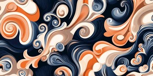 抽象流体花纹艺术图案