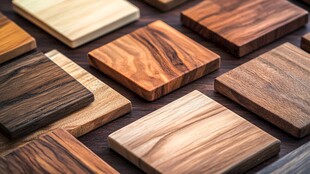 多样木纹木板展示