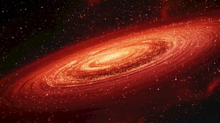 红色漩涡星系 璀璨宇宙奇观