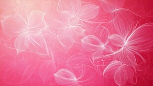 梦幻粉色花朵背景图
