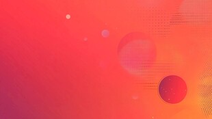 橙红色渐变梦幻背景图