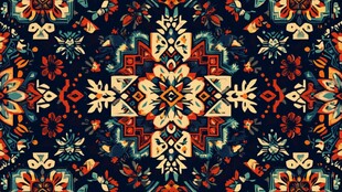 民族风几何花纹图案设计