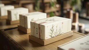 中式精美草本护肤品礼盒