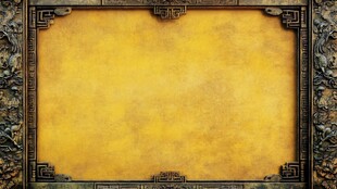 古典金色边框纹理背景图