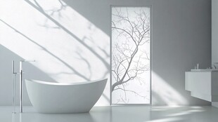 简约浴室 光影下的静谧空间